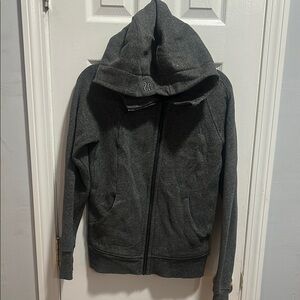 lululemon athletica Gray scuba Hoodie